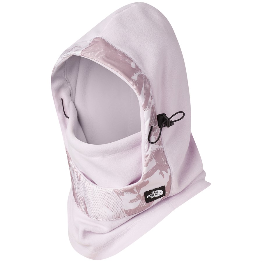 The North Face Whimzy Powder Hood L/XL Lavender Fog Tonal Mountainscape Print