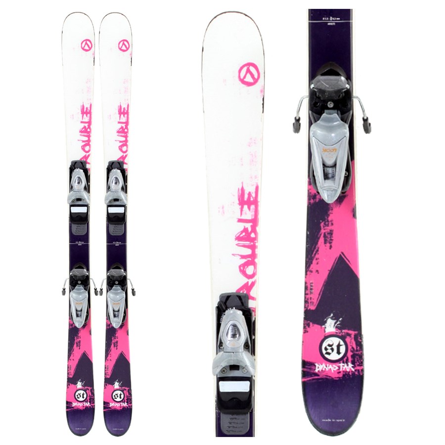 women's skis ROSSIGNOL FAMOUS 2 Xpress , Black/pink, rocker + Look