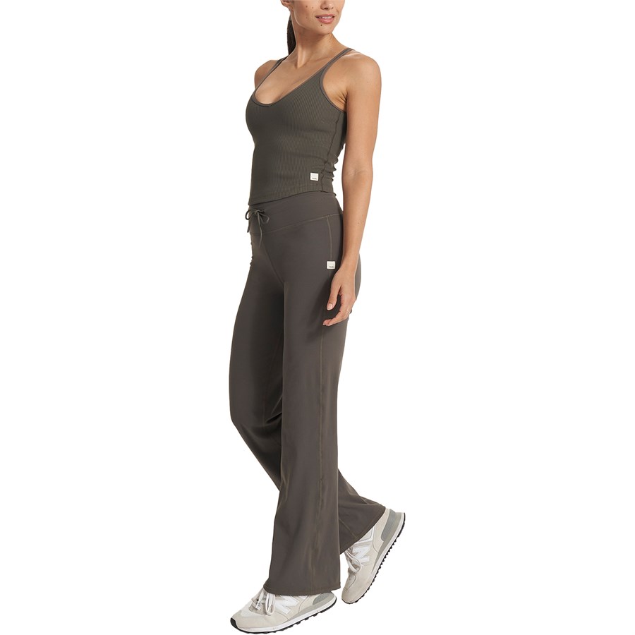 Buy Forever 21 women solid high rise wide leg leggings brown Online |  Brands For Less