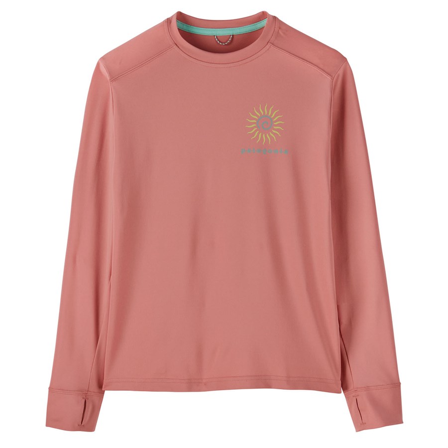 Pink patagonia 2025 long sleeve