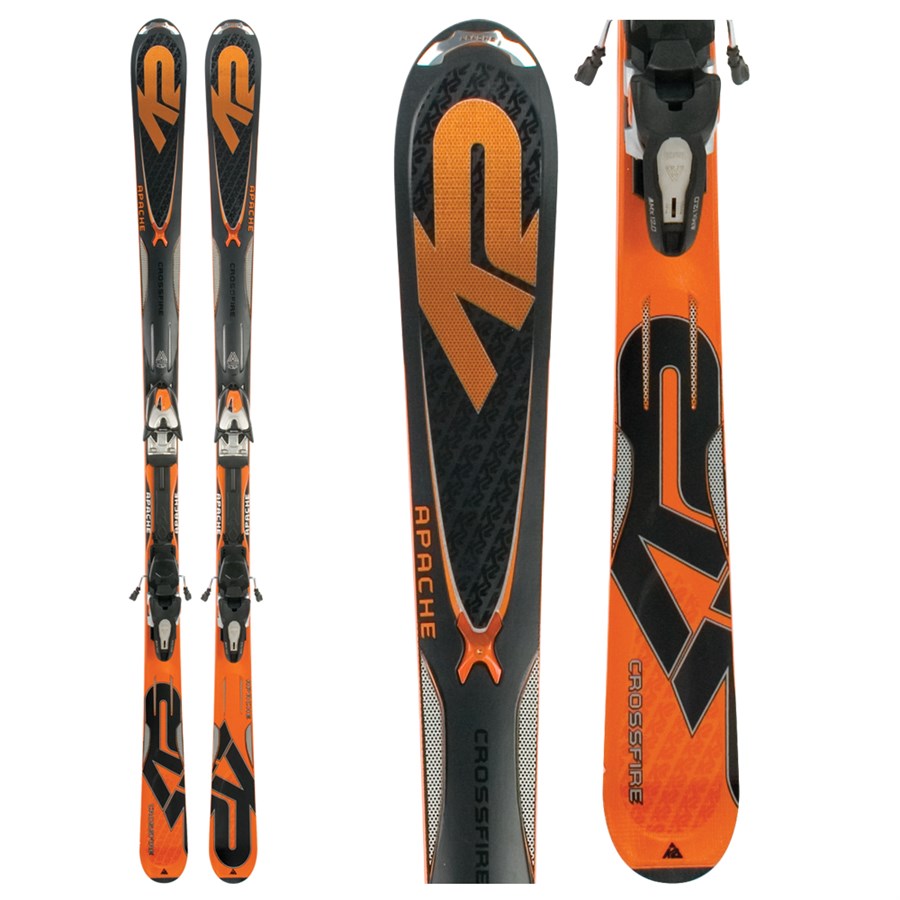 K2 Apache Crossfire Skis + Marker MX 12.0 Bindings 2009 | evo