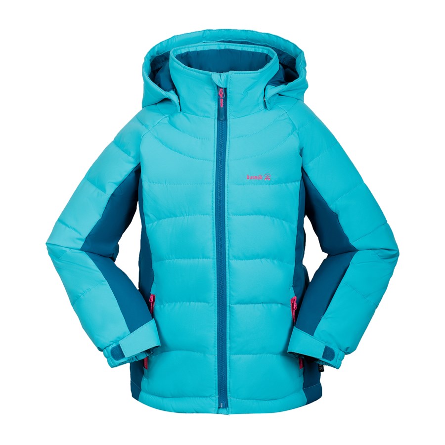 Kamik Aayla Girls Winter Jacket 5 Cyan Mikonos