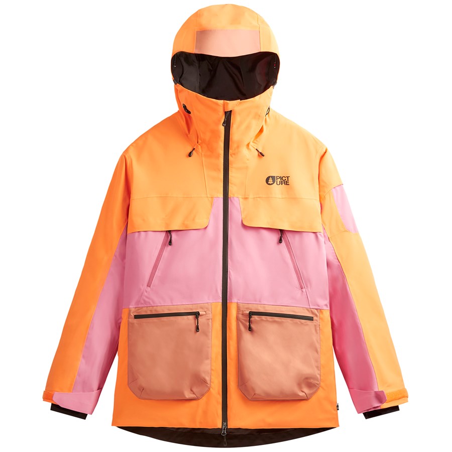 Yeti 22 Ski/Snowboard Hoodie Women Orange