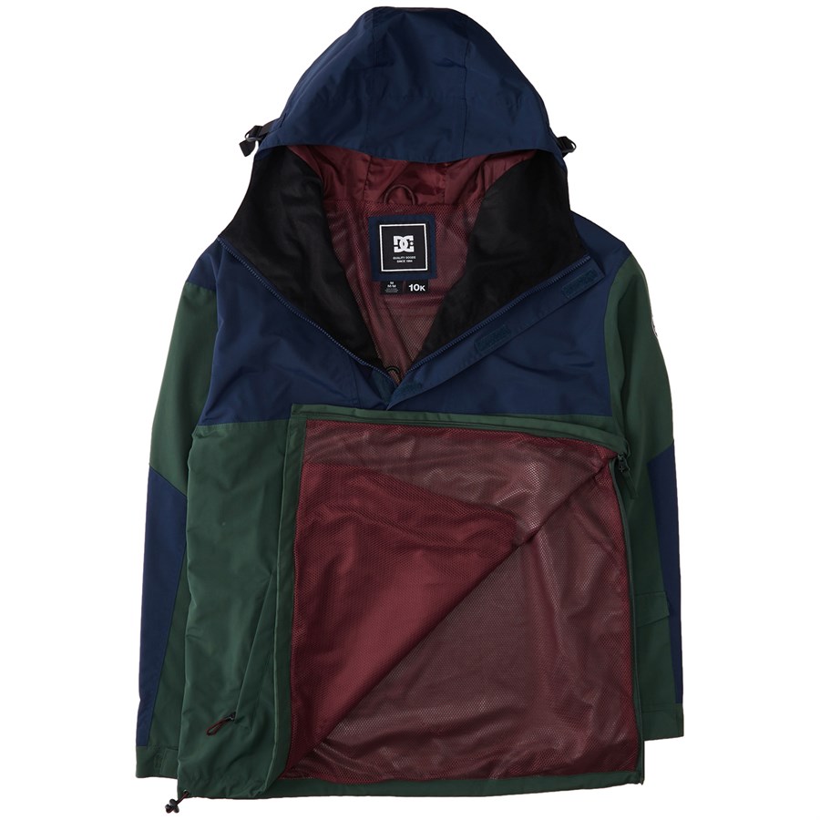 DC - DC DC-43 ANORAK XL ネイビーグリーン スノーボードウェア DC - DC DC-43 ANORAK XL ネイビーグリーン スノーボードウェア