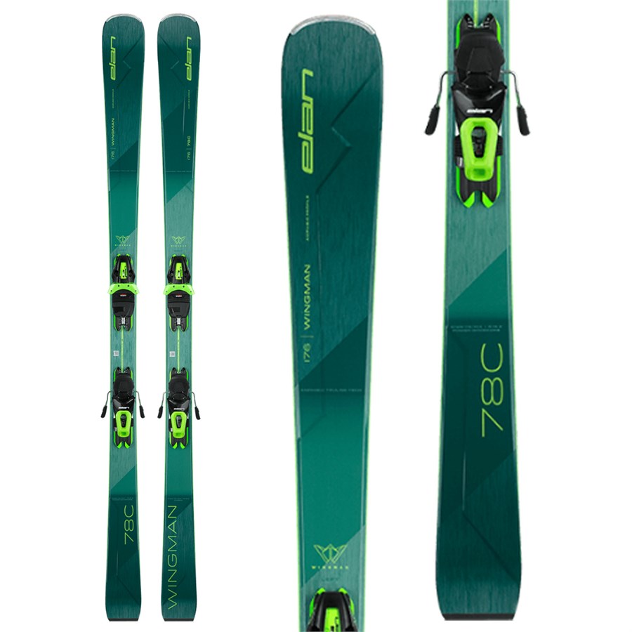 skis ELAN AMPHIBIO 10 Ti PS, Waveflex tech., titan, woodcore