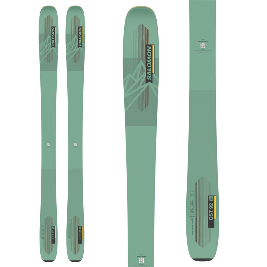 Salomon QST 92 Skis + Salomon Warden 11 Demo Ski Bindings