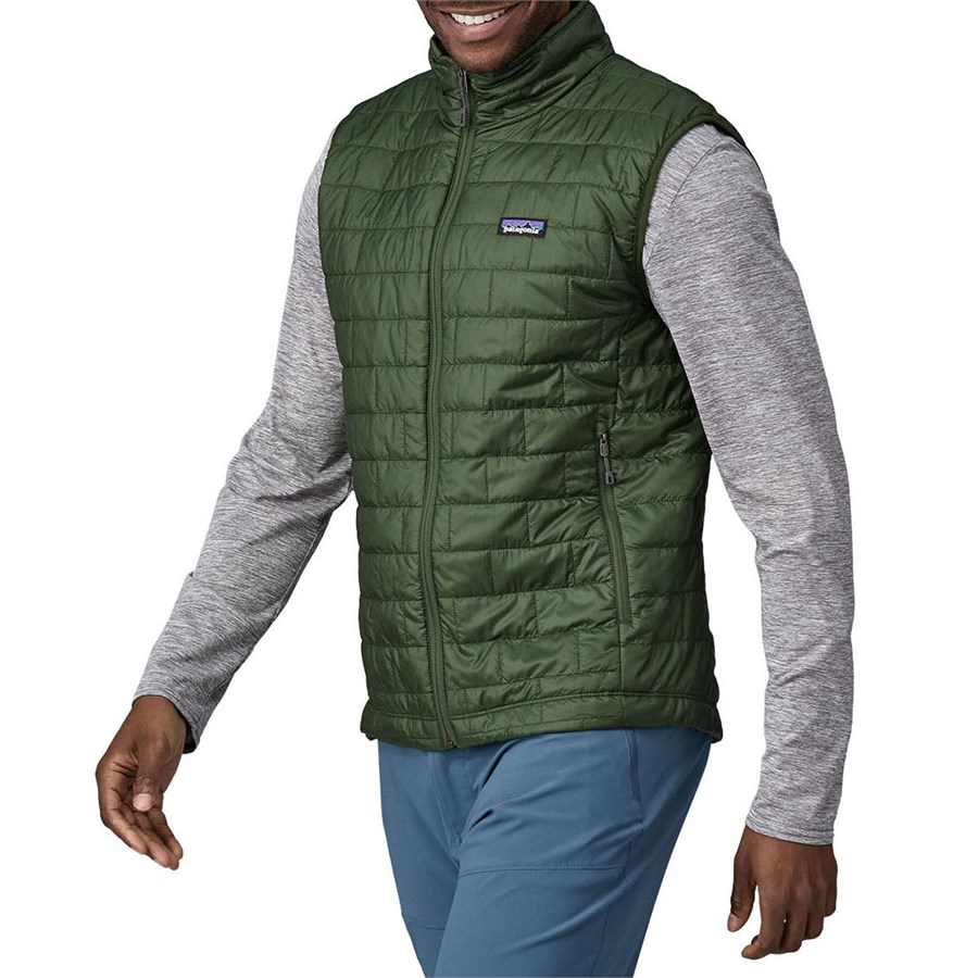ジャケット・アウター patagonia M'S NANO PUFF VEST XL Patagonia Nano Puff Full Zip Puffer Vest Black Men's Size XL
