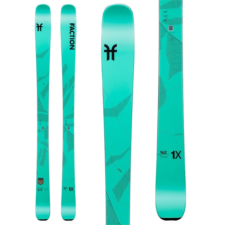 Faction Agent 1X Skis 2025 | evo FACTION Agent 4.0 POWコラボ