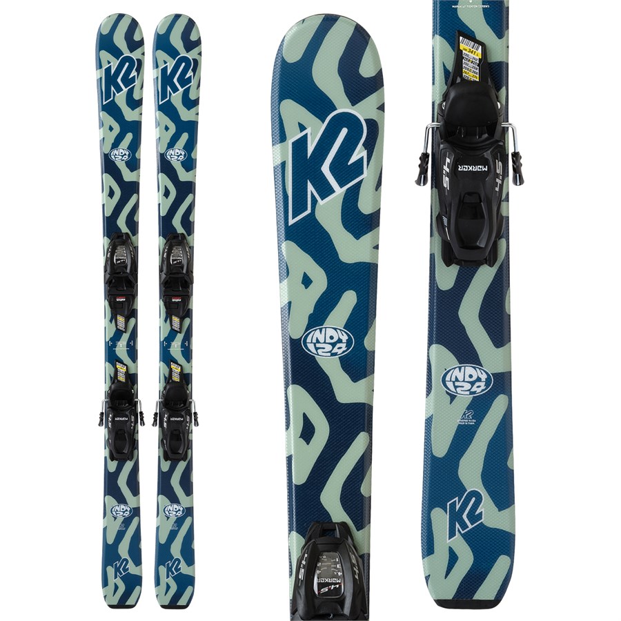 K2 Indy Skis + FDT 4.5 Bindings - Kids' 2026 | evo