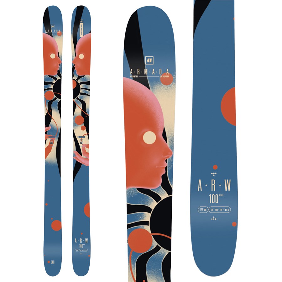 2020 Armada ARW 84 156cm Used Demo Skis w Bindings - Powder7
