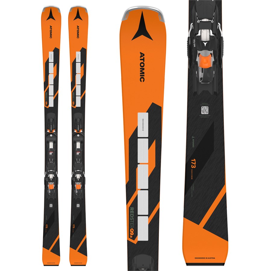 Atomic Redster Q9.8 Revoshock S Skis X 12 GW Ski Bindings 2025 evo