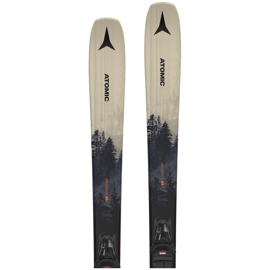 Atomic Maverick 84 Skis + M 10 GW Ski Bindings 2025 | evo