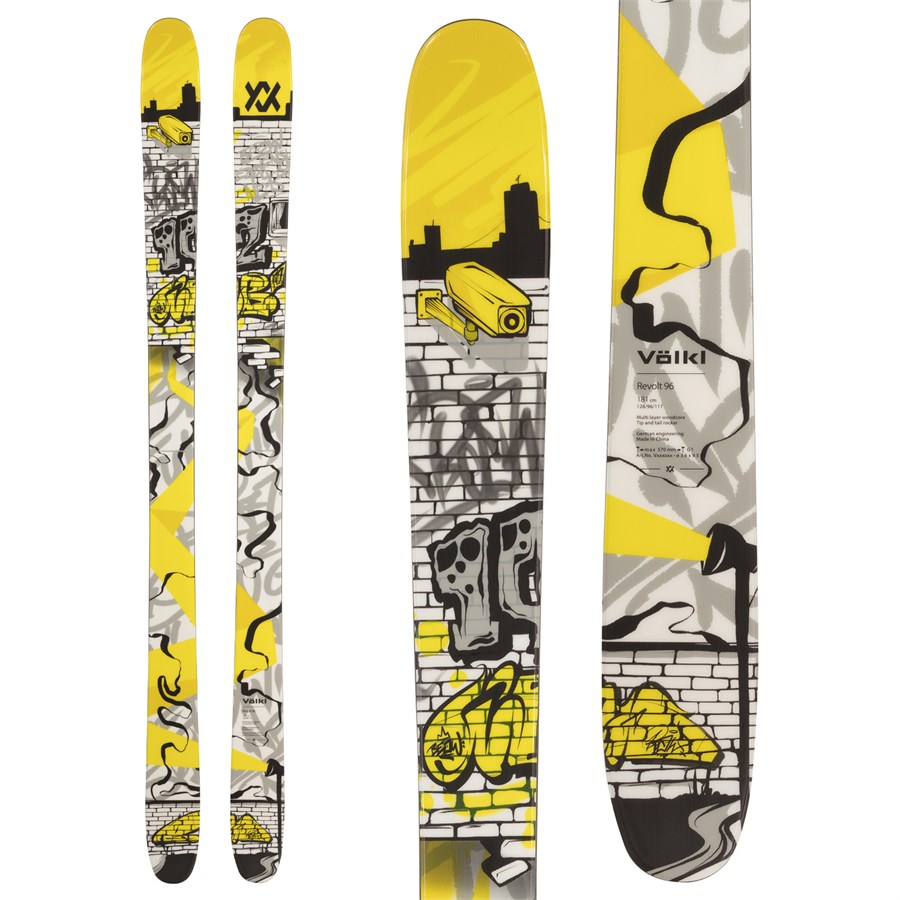 volkl free SKI revolt 96 板& マーカーバイン付　美品 volkl free SKI revolt 96 板& マーカーバイン付 美品