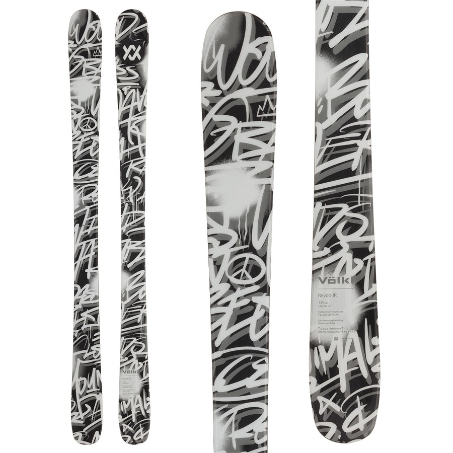 Völkl Revolt JR スキー板 128cm ※1月8日以降発送 Volkl Revolt Jr. Kid's Skis w/ vMotion 4.5 Bindings