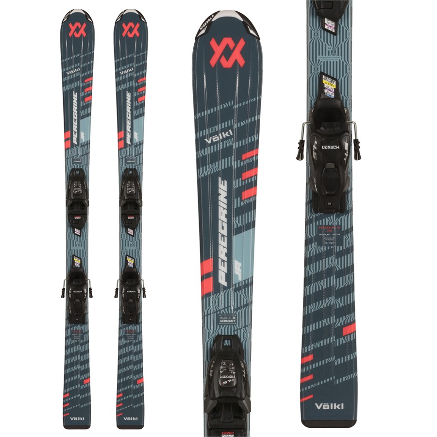 Völkl Peregrine Jr Skis + vMotion 7.0 Jr Bindings - Kids