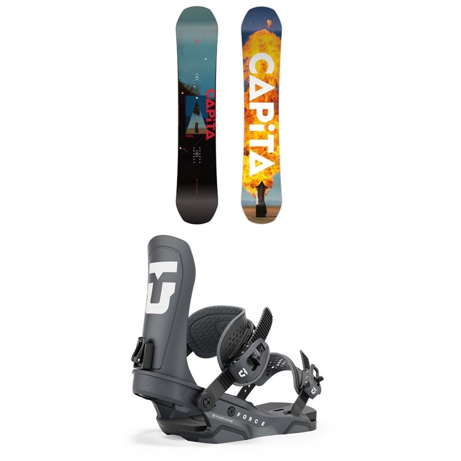 evo CAPiTA Outerspace Living Snowboard + Union Ultra Snowboard