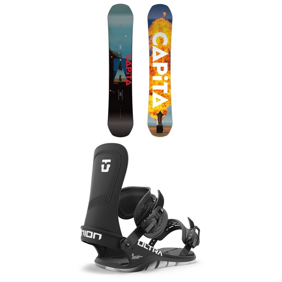 evo CAPiTA Defenders Of Awesome Snowboard + Union Ultra Snowboard