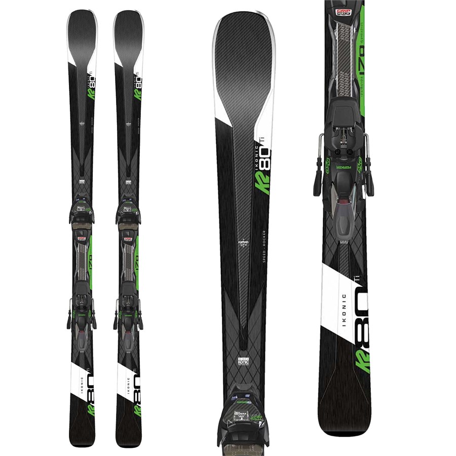 K2 iKonic 80　170cm K2 Ikonic 80 Ti Skis + MXC 12 TCX Light Quikclick Bindings 2020