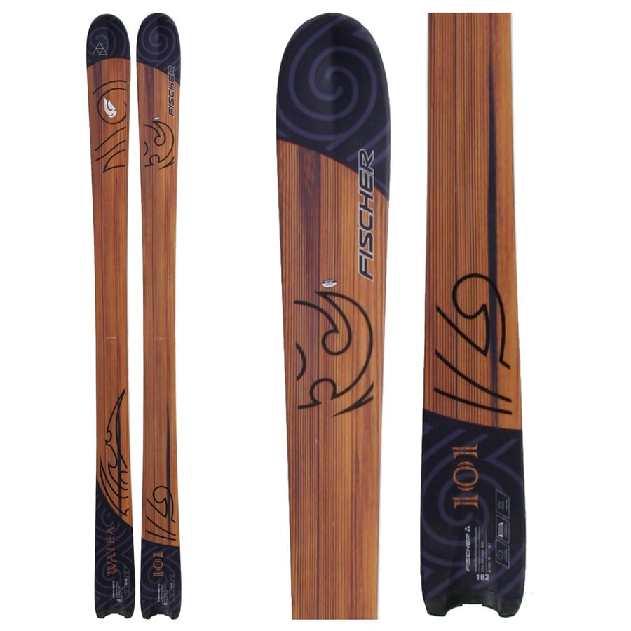 FISCHER スキー板 ワテア101 木目調 /MARKERバインディング付き