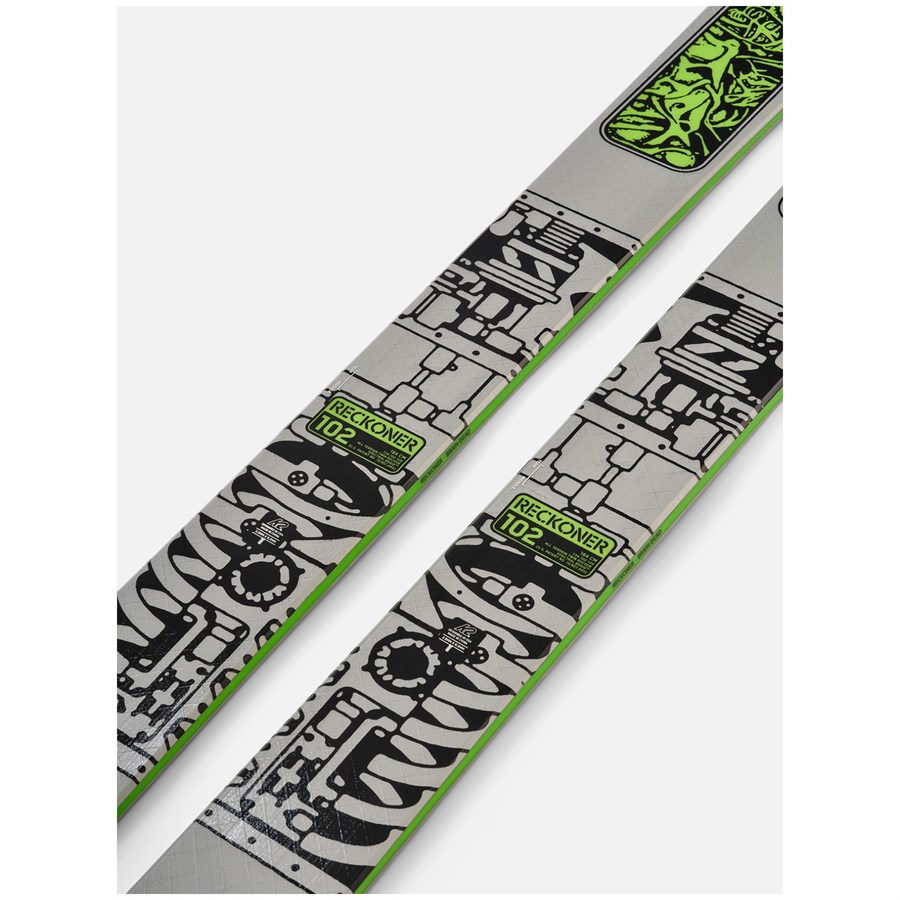 K2 x Brain Dead Reckoner 102 Skis 2025 | evo