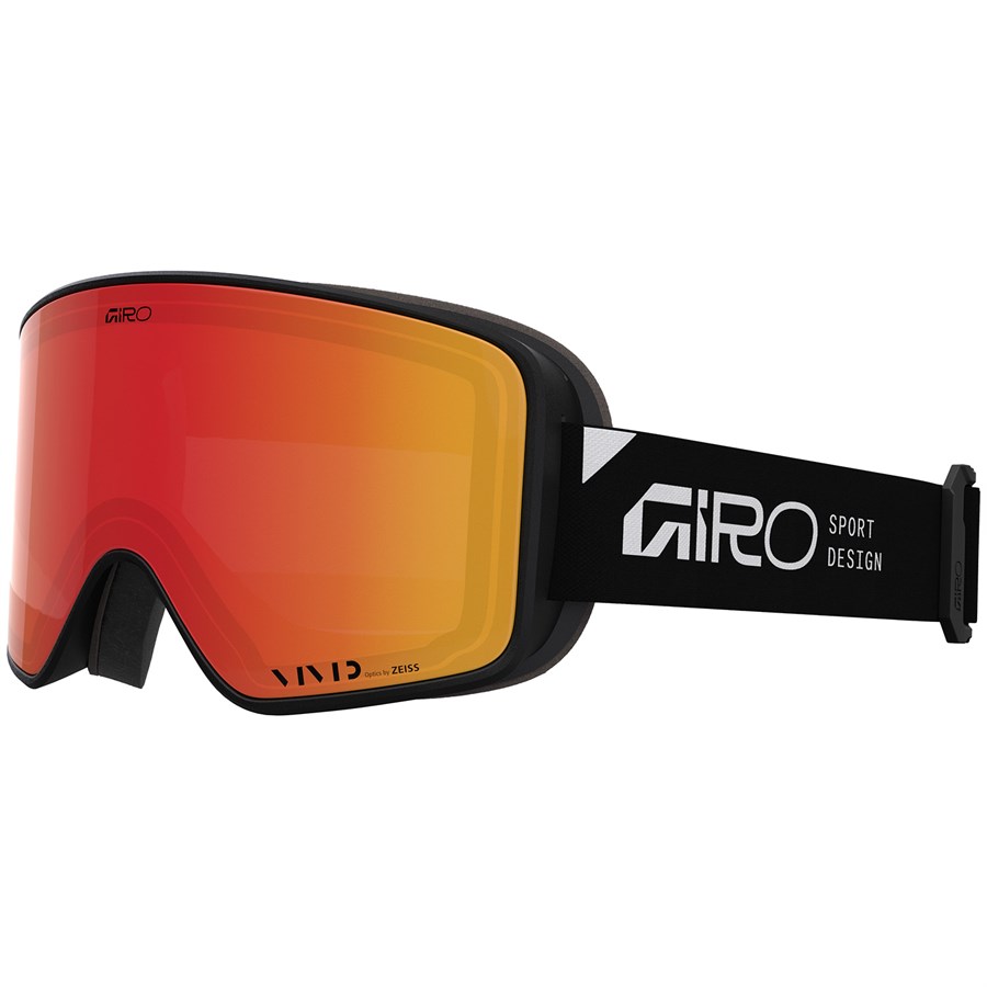 Giro Contour Ski Goggles With ZEISS Optics - Vivid Ember & Infrared Lenses For Snowboarding