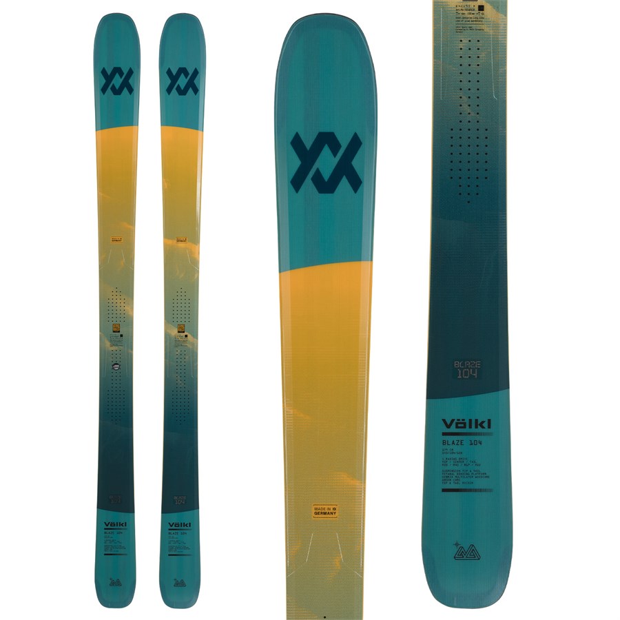 Volkl Blaze 104 179cm 24/25 フォルクル スキー VOLKL 2025 BLAZE 104 BLUE/PINK FLAT 24/25 - Ski Depot