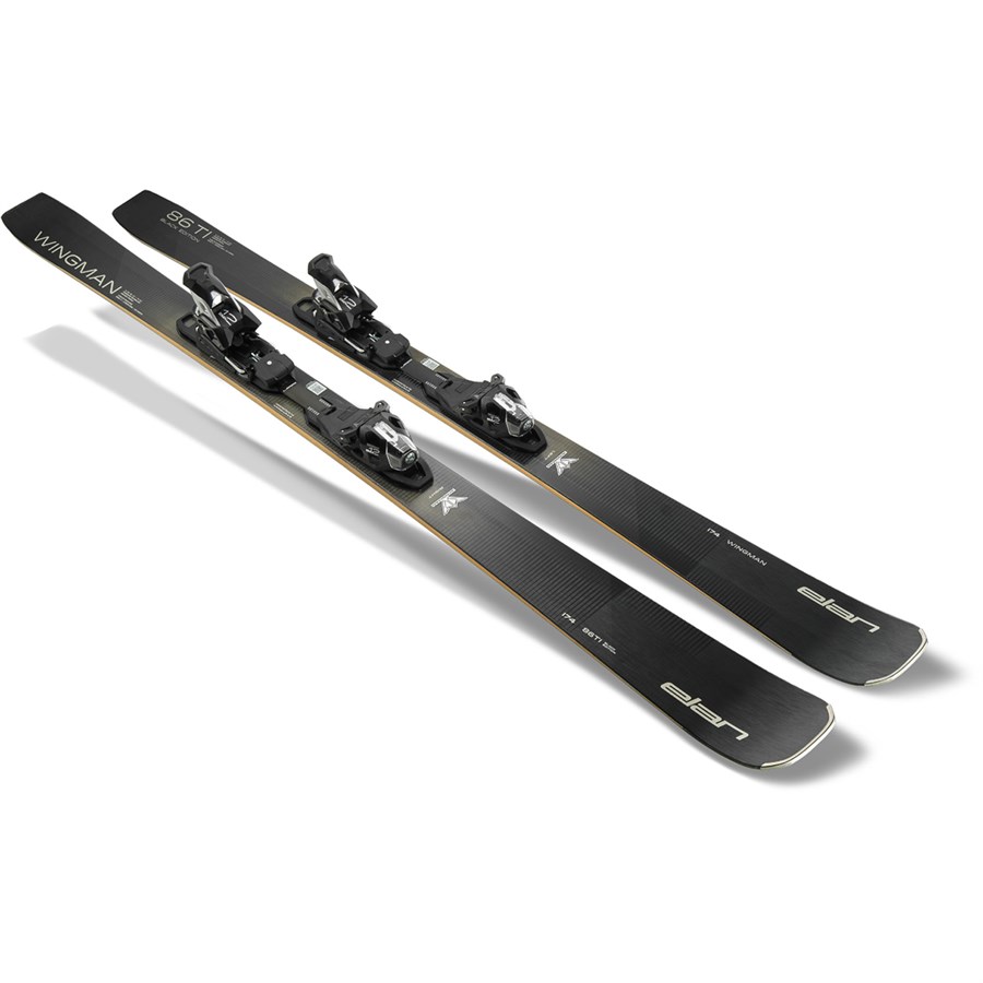 Elan Wingman 86 Black Edition Skis + EMX 12.0 GW Bindings 2026 | evo
