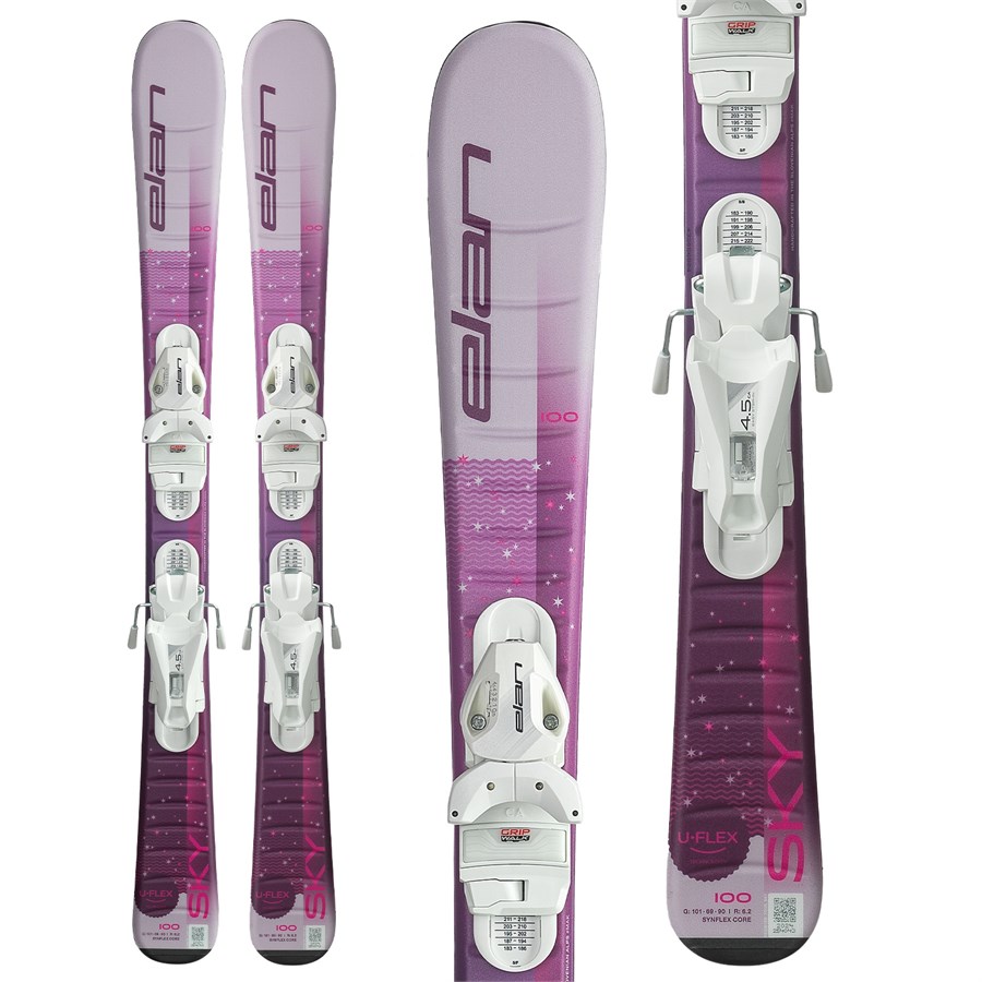 Elan Sky Jr Skis + EL 4.5 GW Bindings - Kids' 2026 | evo