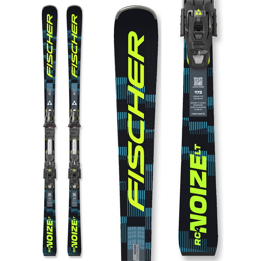 品揃え豊富で Fischer Bindings Ski Powerrail GW Z12 + Skis LT Noize 4 RC スキー