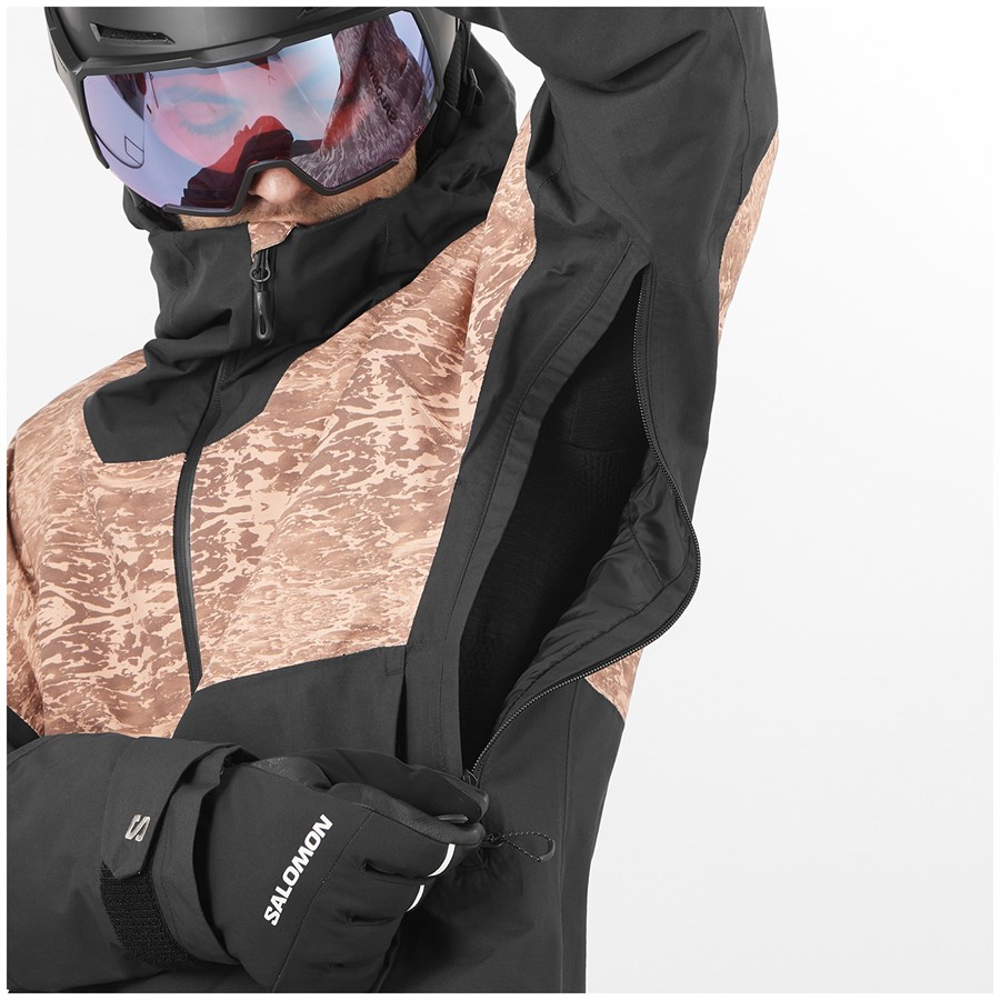 サロモン SALOMON ＜2024＞ TRANSFER ANORAK Amazon.com : Salomon Men's TRANSFER Snowboard Jacket,AO,S