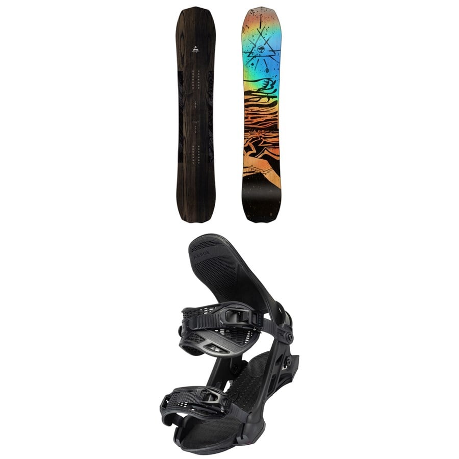evo Arbor Bryan Iguchi Pro Snowboard 2025 + Hemlock Snowboard Bindings 2024