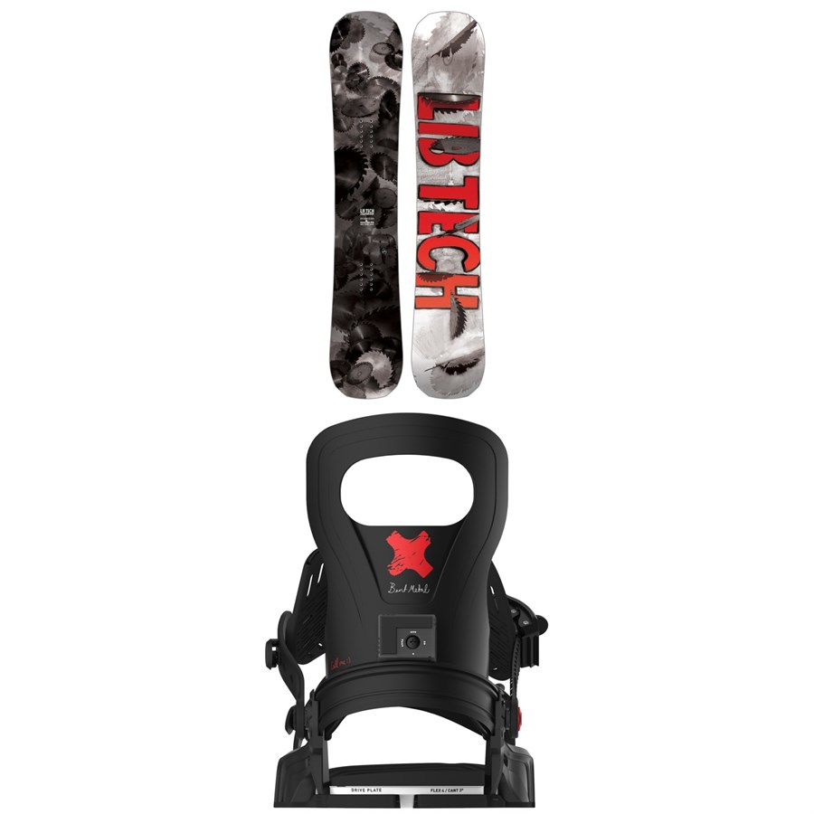 evo Lib Tech dPr C3 Snowboard + Bent Metal Transfer Snowboard