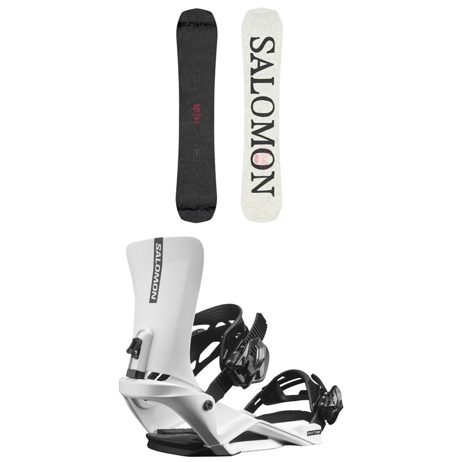 evo Salomon Craft Snowboard + District Snowboard Bindings 2026 Top