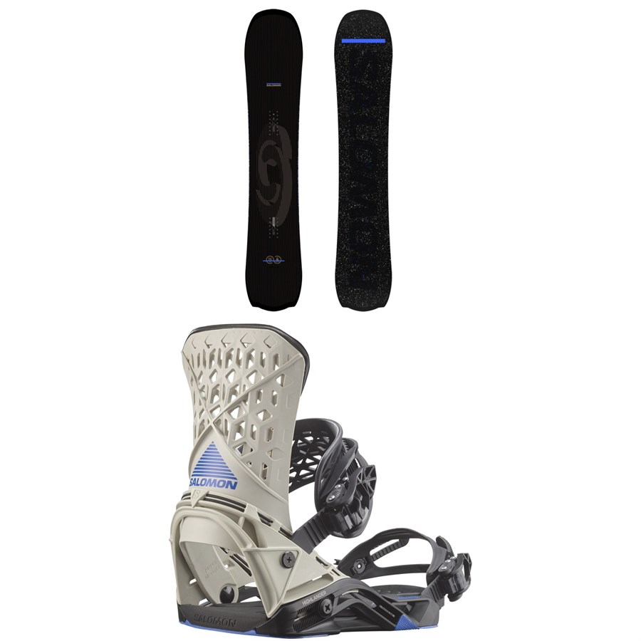 evo Salomon Highpath Snowboard + Highlander Snowboard Bindings