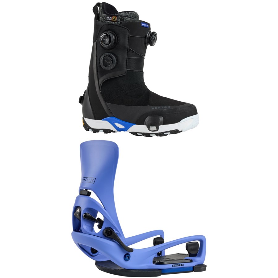 evo Burton Waverange Step On X Pro Snowboard Boots + Step on