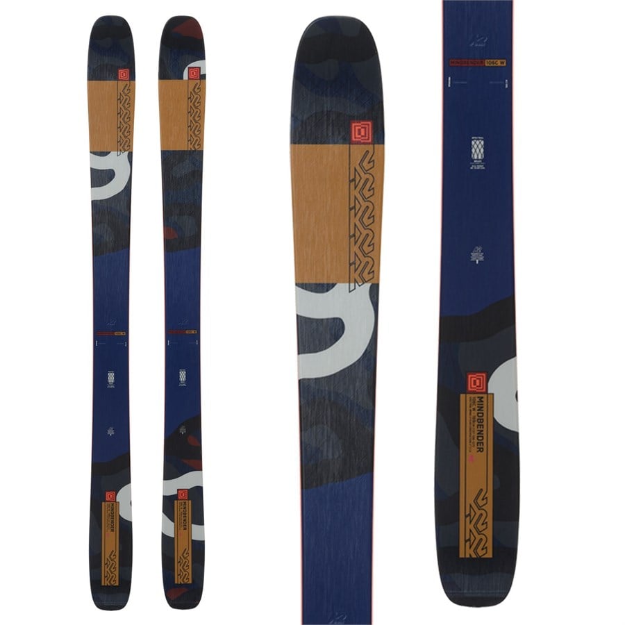 K2 Mindbender 106 C W Skis + Marker Squire 11 TCX Demo Bindings