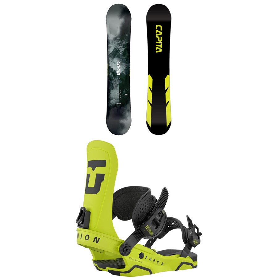 evo CAPiTA Kazu Kokubo Pro Snowboard + Union Atlas Pro Snowboard