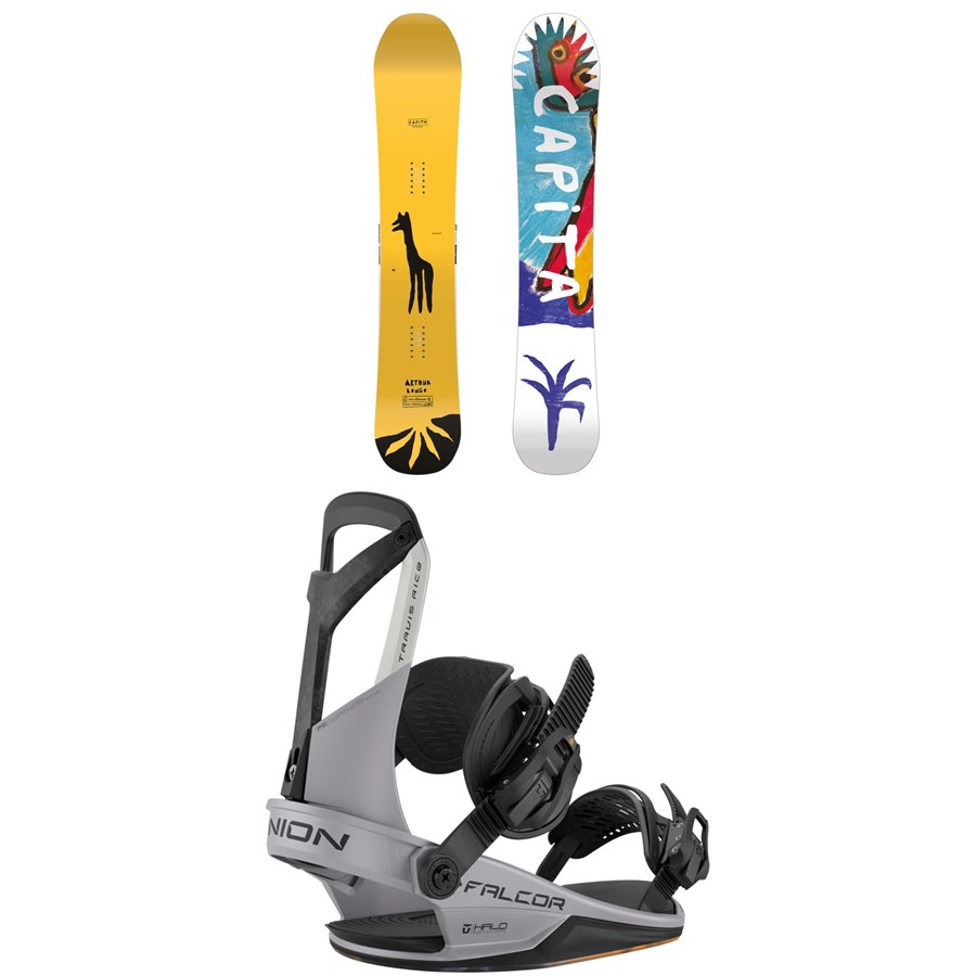 evo CAPiTA Kazu Kokubo Pro Snowboard + Union Atlas Pro Snowboard