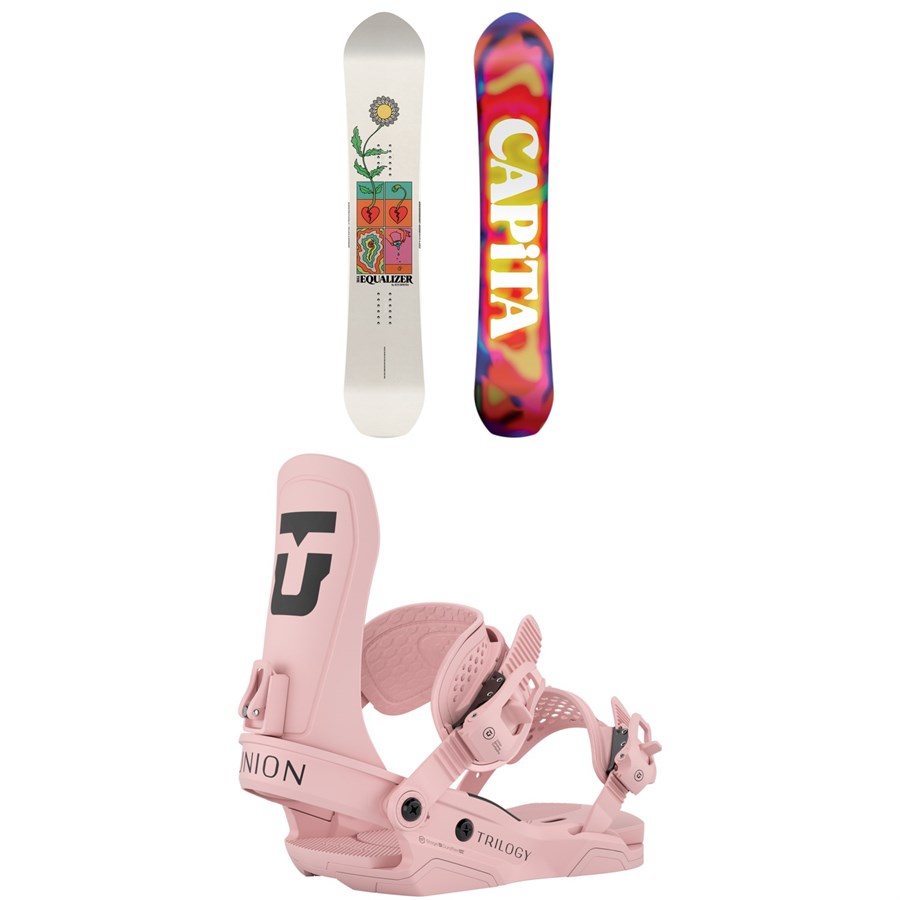 evo CAPiTA Paradise Snowboard + Union Juliet Snowboard Bindings