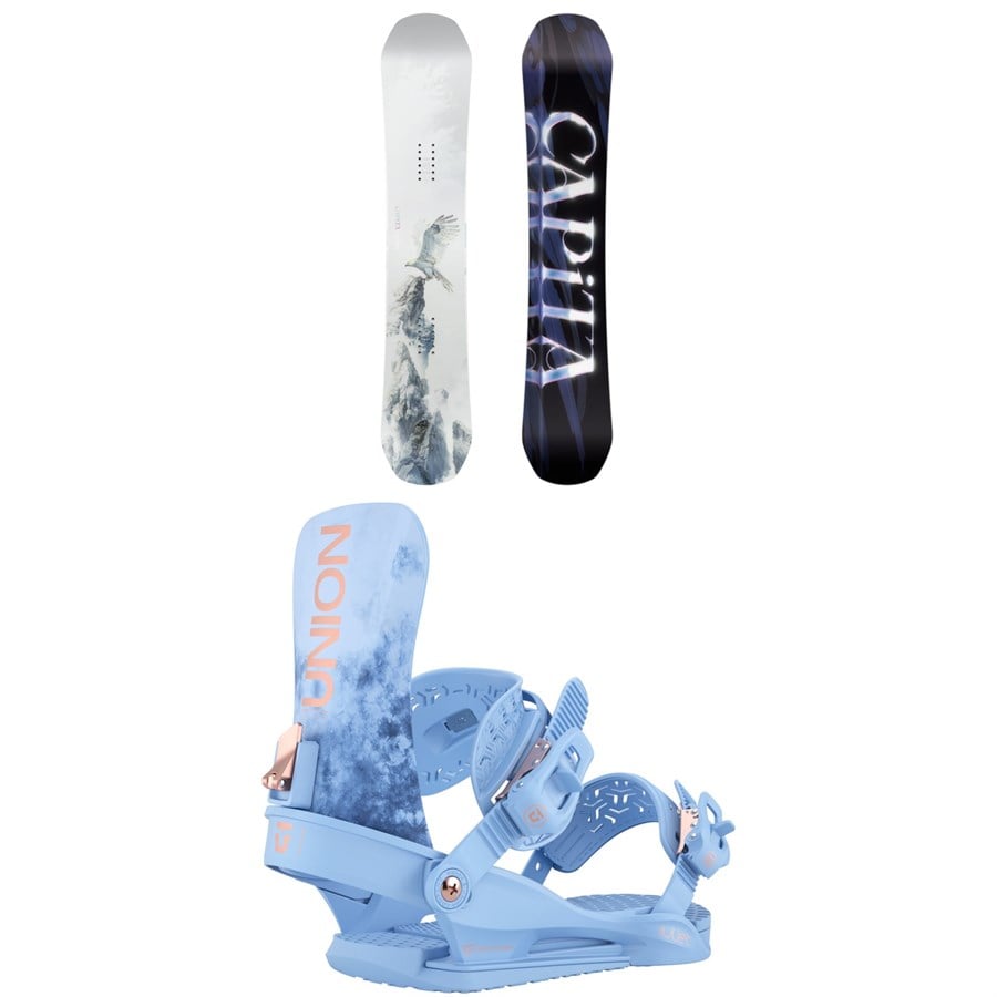 evo CAPiTA Paradise Snowboard + Union Juliet Snowboard Bindings