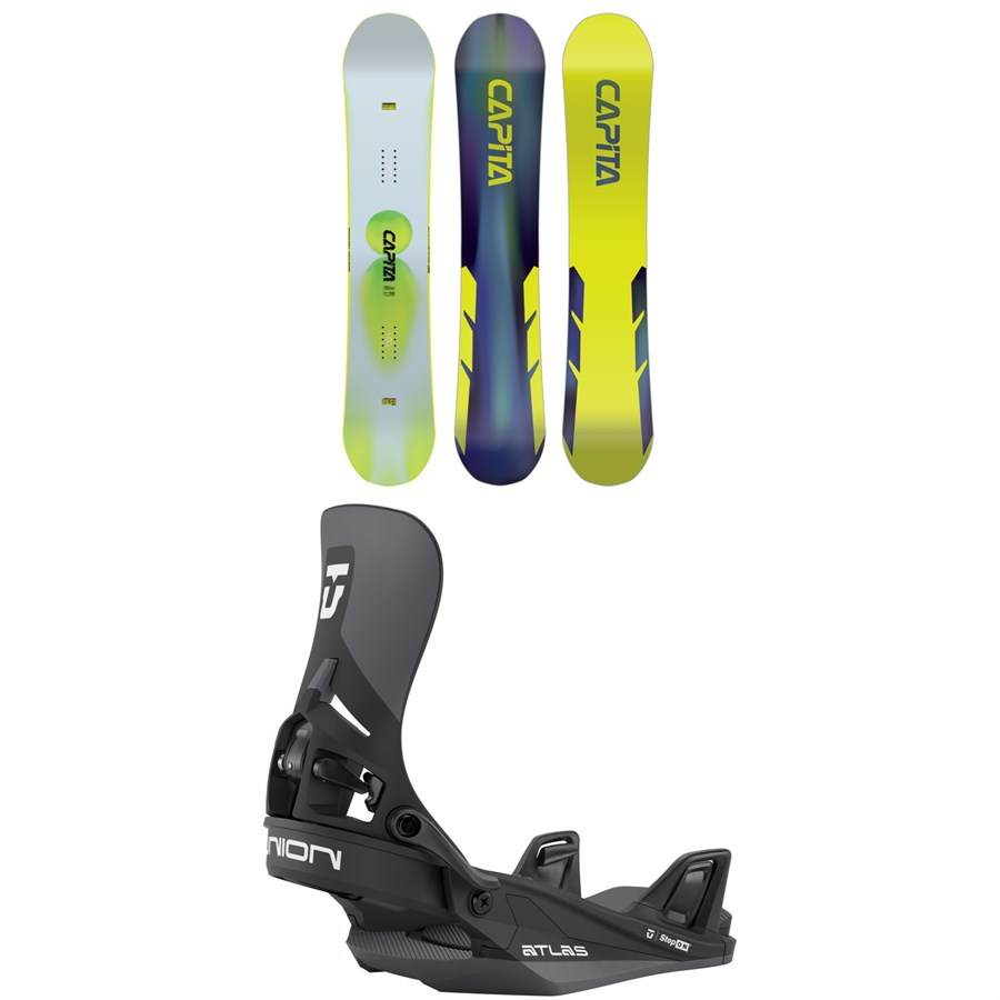 evo CAPiTA Mega Mercury Snowboard + Union Atlas Pro Snowboard