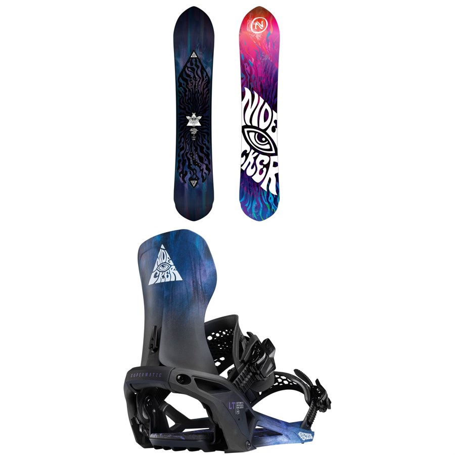 evo Nidecker Alpha APX Snowboard + Kaon-Plus Snowboard Bindings