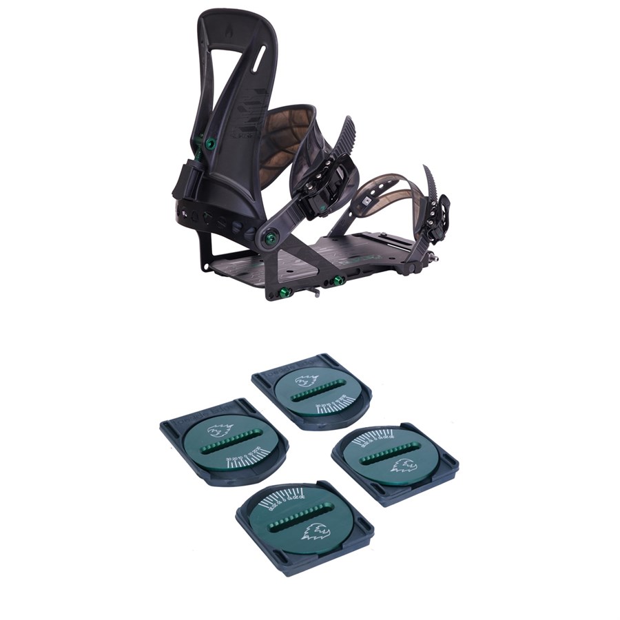 evo Spark R&D Dyno DH Splitboard Bindings + Spark Pucks 2026 New