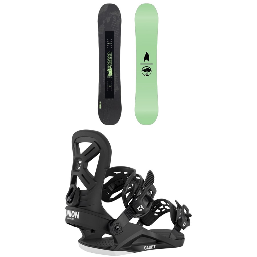 evo Arbor Votive Snowboard + Union Cadet Snowboard Bindings - Kids' 2026