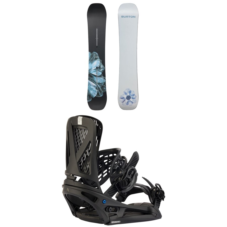 evo Burton Process Flying V Snowboard + Genesis EST Snowboard