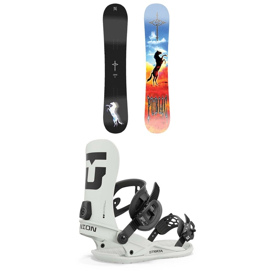 evo CAPiTA Mega Mercury Snowboard + Union Atlas Snowboard Bindings