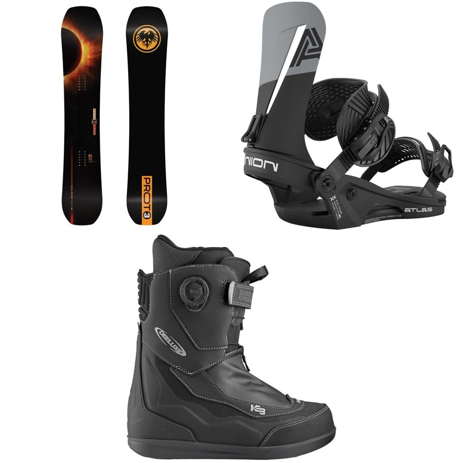 evo Never Summer Proto T3 Eclipse Snowboard Union Atlas Snowboard  Bindings Deeluxe Aeris Snowboard Boots 2026 New Arrivals Outdoor Sports