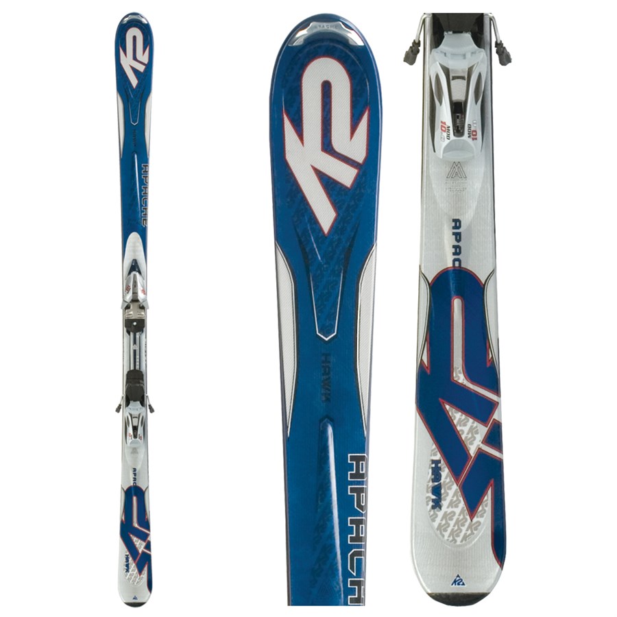 K2 Apache Hawk Skis + Marker M2 10.0 Demo Bindings 2009 - Used | evo