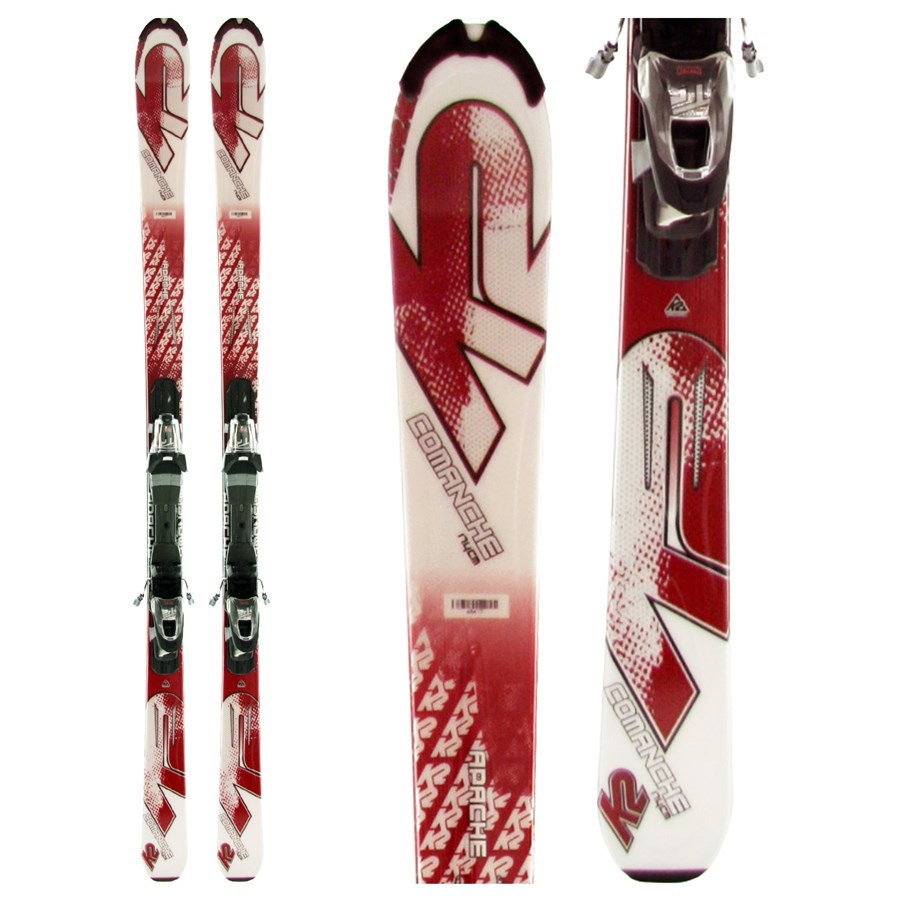 k2 escape 5500 skis in carrying case on wheels Indy + FDT 4.5 Bindings - Kids' 2027 color:Black/Brown pfid:H19-MSMB Ripzone Versed Women's Ski Tailored for short trips