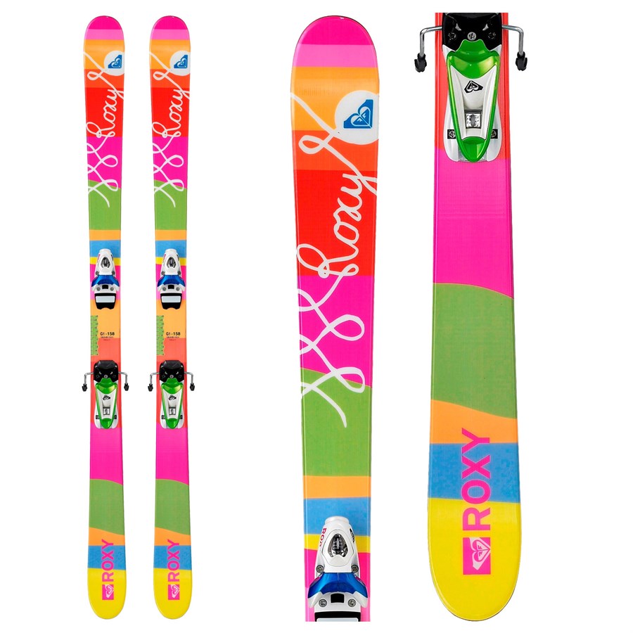 Roxy Hocus Pocus Skis + Roxy N9+ AFC Bindings - Girls 2010 | evo